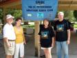 Seminole Mayor Jimmy Johnson, Virginia Spencer, Leslie, WA4EEZ, SPARC President and Dave, KR4U. The St Petersburg ARC field day 2008 site was at Bay Pines VA Hospital.