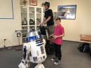 playing with Segway and our mascot R2D2