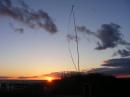 <b>Prince Edward Island and the antenna at sunset.</b><p>
A great shot of the antenna at sunset.<br />
Photo courtesy Beckie KB1IRZ.</p>
