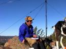 Stephen Galchutt, WG0AT -- and his goats -- of Monument, Colorado, headed up to Mt Herman for the 2011 ARRL 10 Meter Contest, running 5 W QRP and a 2-element Yagi. Unfortunately, Rooster the Goat ate Galchutt's log. See more at http://www.youtube.com/watch?v=N5xJjThOlic. 