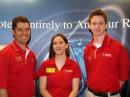 Past ARRL Youth Editors Brian Mileshosky, N5ZGT (left), Andrea Hartlage, KG4IUM, and me. Brian is now the ARRL Rocky Mountain Division Director and Andrea is a rising junior at Georgia Tech. [S. Khrystyne Keane, K1SFA, Photo]